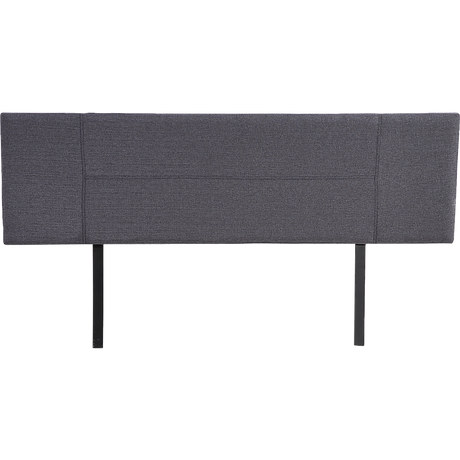 Linen Fabric King Bed Headboard Bedhead - Grey