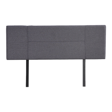 Linen Fabric Queen Bed Headboard Bedhead - Grey