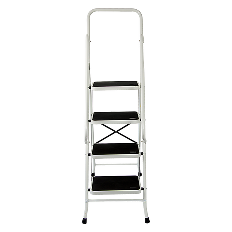 Foldable Non Slip 4 Step Steel Ladder