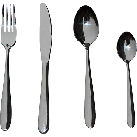 32 Piece Stainless Steel Cutlery Set Knives Fork Spoon Teaspoon