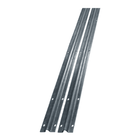 Sliding Gate Hardware Accessories Kit - 2m Track