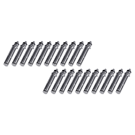 Sliding Gate Hardware Accessories Kit - 2m Track