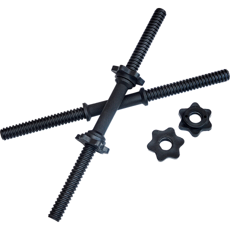 45cm - 1 Pair Dumbbell Bar 25mm Diameter - PVC Coated Dumbell Handle