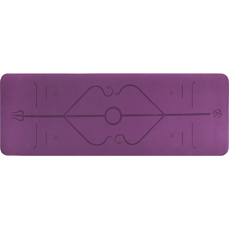 8mm TPE Yoga Mat Exercise Fitness Gym Pilates Non Slip Dual Layer