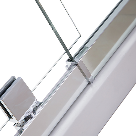 Adjustable Semi Frameless Shower Screen (74~82) x 195cm Australian Safety Glass