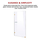900 x 2000mm Frameless 10mm Safety Glass Shower Screen