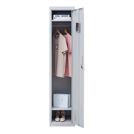 One-Door Office Gym Shed Clothing Locker Cabinet