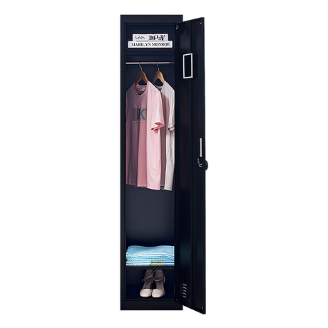 One-Door Office Gym Shed Clothing Locker Cabinet