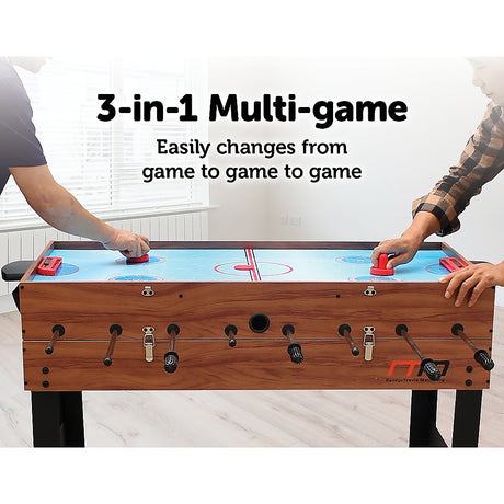 4FT 3-in-1 Games Football Soccer Hockey Pool Table Table