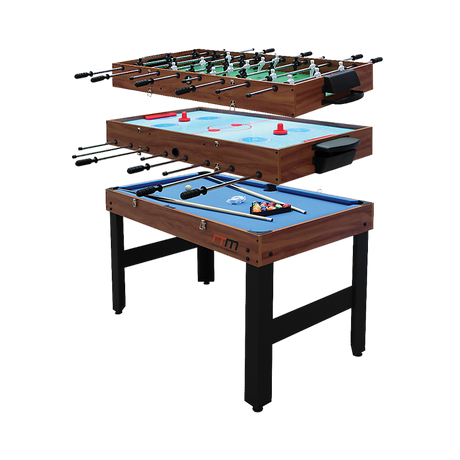 4FT 3-in-1 Games Football Soccer Hockey Pool Table Table
