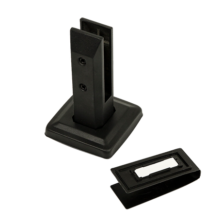 Balustrade Black Glass Clamp 304 Stainless Spigot Pool Fencing Fence