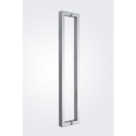 Entrance Door Pull Handle Brushed satin 800mm