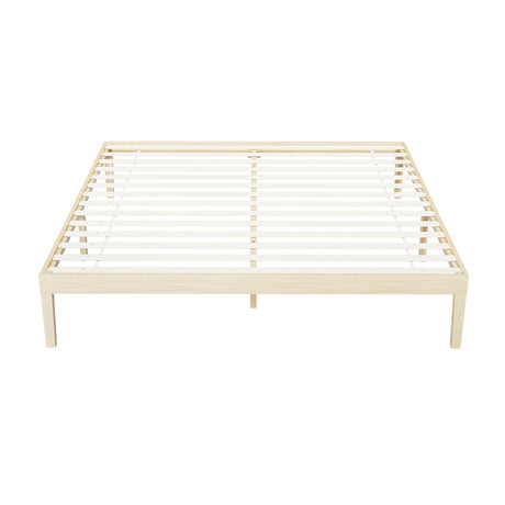 Artiss Bed Frame King Size Wooden Base Mattress Platform Timber Pine BRUNO