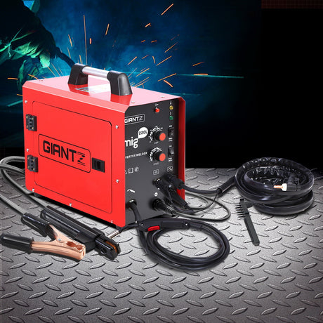 GIANTZ MIG MAG Welding Machine DC Inverter MMA Welder Gas Gasless Portable 220A