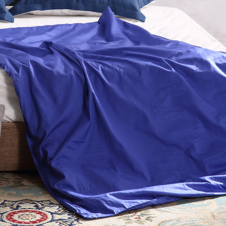 DreamZ Anti-Anxiety Weighted Blanket Cotton Cover in Royal Blue Colour