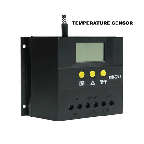 60A 12V/24V LCD Solar Panel Battery Regulator Charge Controller Auto PWM