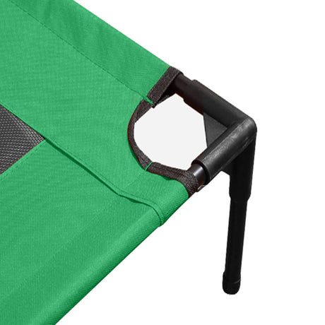 PaWz Heavy Duty Pet Bed Trampoline Dog Puppy Cat Hammock Mesh Canvas S Green