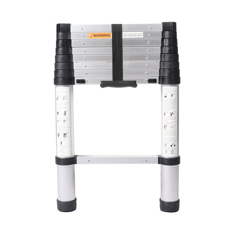 Multipurpose Ladder Telescopic Aluminum One Button Retraction Slow Down 2.6M