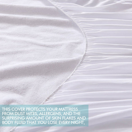 DreamZ Fitted Waterproof Bed Mattress Protectors Covers King Single