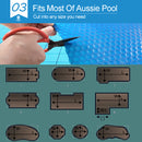 8x4.2M Real 500 Micron Solar Swimming Pool Cover Outdoor Blanket Isothermal