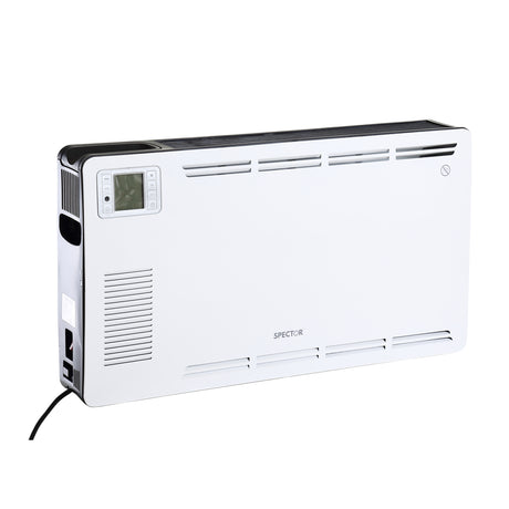 Spector 2200W Metal Portable Electric Panel Heater Convection Panel Timer White