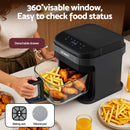 Devanti Air Fryer 5.5L Touch Control Electric Cooker 1200W Black
