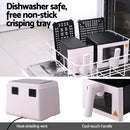 Devanti Air Fryer 9L Dual Zone Fryers 2600W Pink