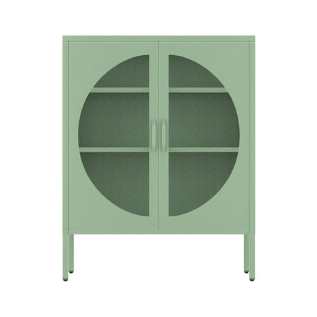 ArtissIn Buffet Sideboard Metal Cabinet - ELSA Green
