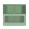 ArtissIn Buffet Sideboard Cupboard Cabinet Storage Mesh Doors Metal Green ELIA