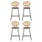 Artiss 4x Bar Stools PU Leather Stools Brown