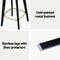 Artiss 4x Bar Stools Rattan Counter Kitchen Dinning Chair Bamboo Saddle Black