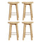 Artiss 4x Bar Stools Bamboo Rattan Stool Counter Chair Kitchen Barstools