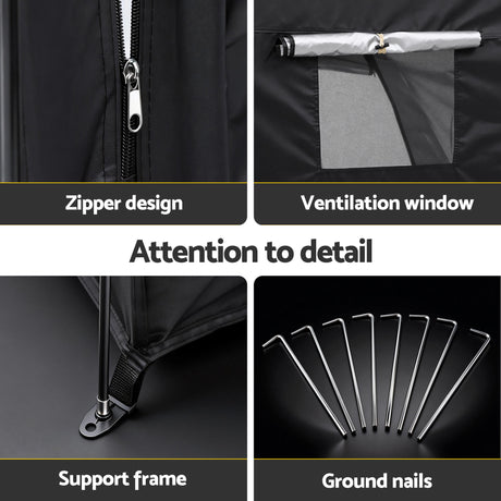 Giantz Bike Storage Tent Outdoor Waterproof UV Resistant Shelter w/ Ventilation