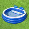 Bestway Kids Inflatable Pool Above Ground Pools Bench Seat Cup Holder 231x219cm
