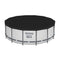 Bestway Swimming Pool 427x427x122cm Steel Frame Above Ground Pools Round Filter Pump Ladder