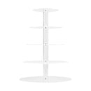 5-Star Chef Cake Stand 5 Tiers Acrylic Holder Display Round Clear Wedding Party