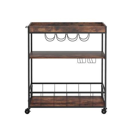 Artiss Kitchen Island Rolling Serving Cart