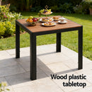 Gardeon 5PCS Outdoor Dining Set Table and Chairs Patio Garden Furniture Bistro Set