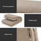 Artiss Floor Lounge Sofa Bed 1 Seater Linen Beige