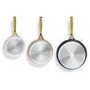 5-star Chef Frying Pan 3PCS Shades Frypan Set Ceramic Coating Multi Colour