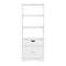 Artiss Bathroom Floor Storage Cabinet with 2 Drawers 3 Open Shelves 2 Doors White