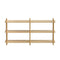 Artiss Bookshelf 3 Tiers Bookcase Display Shelves Wooden Storage Stand Rack Pine