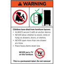 Artiss 5 Tiers Bookshelf Swivel Bookcase Display Shelves Stand Round Black