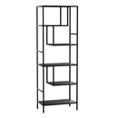 Artiss Bookshelf 5 Tiers RHYS Black