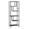 Artiss Bookshelf 5 Tiers RHYS Black