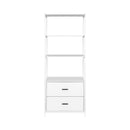 Artiss Bookshelf Display Shelf 2 Drawers 152CM White