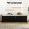 Artiss Storage Ottoman Blanket Box 140cm Fluted Black