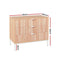 Artiss 3 Chest of Drawers  - LURA Pine
