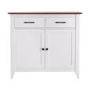 Artiss Buffet Sideboard Storage Cabinet Kitchen Cupboard Hallway 2 Drawers White