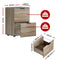 Artiss Filing Cabinet Files Storage Office Shelves File Organiser Oak 2 Drawer